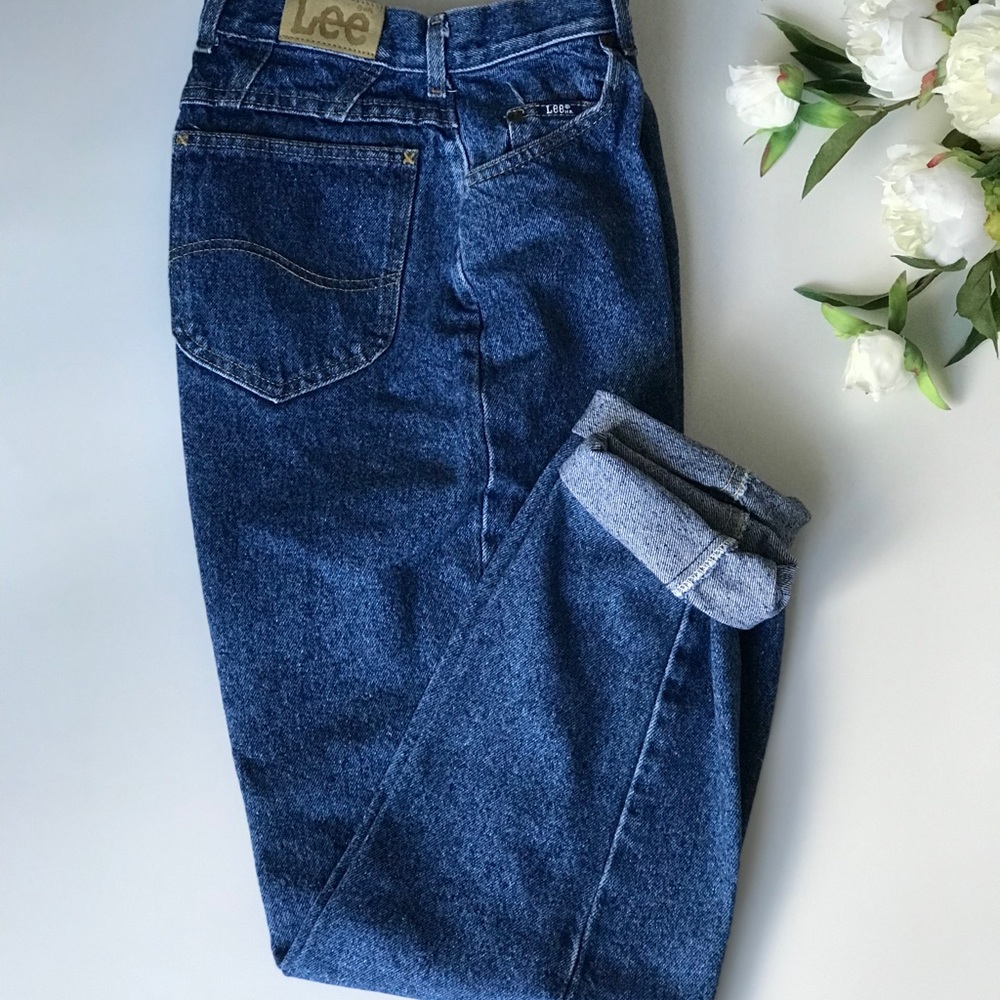 VTG Lee High Waisted Mom Jeans